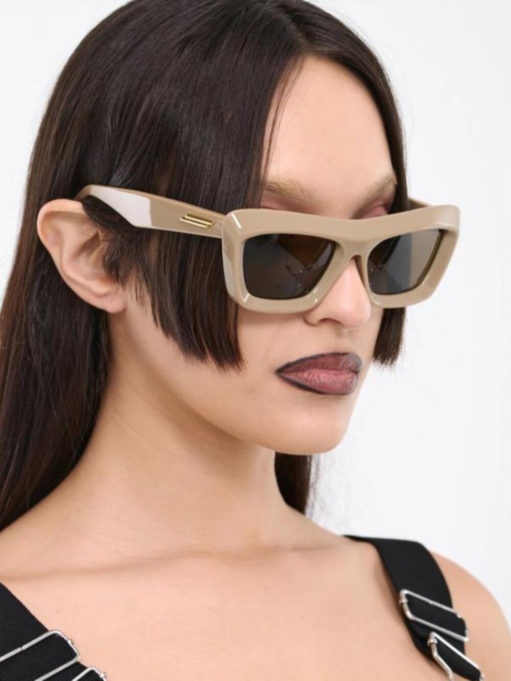 NEW BOTTEGA VENETA SUNGLASSES BV1283S 003 WOMEN BROWN EYEWEAR